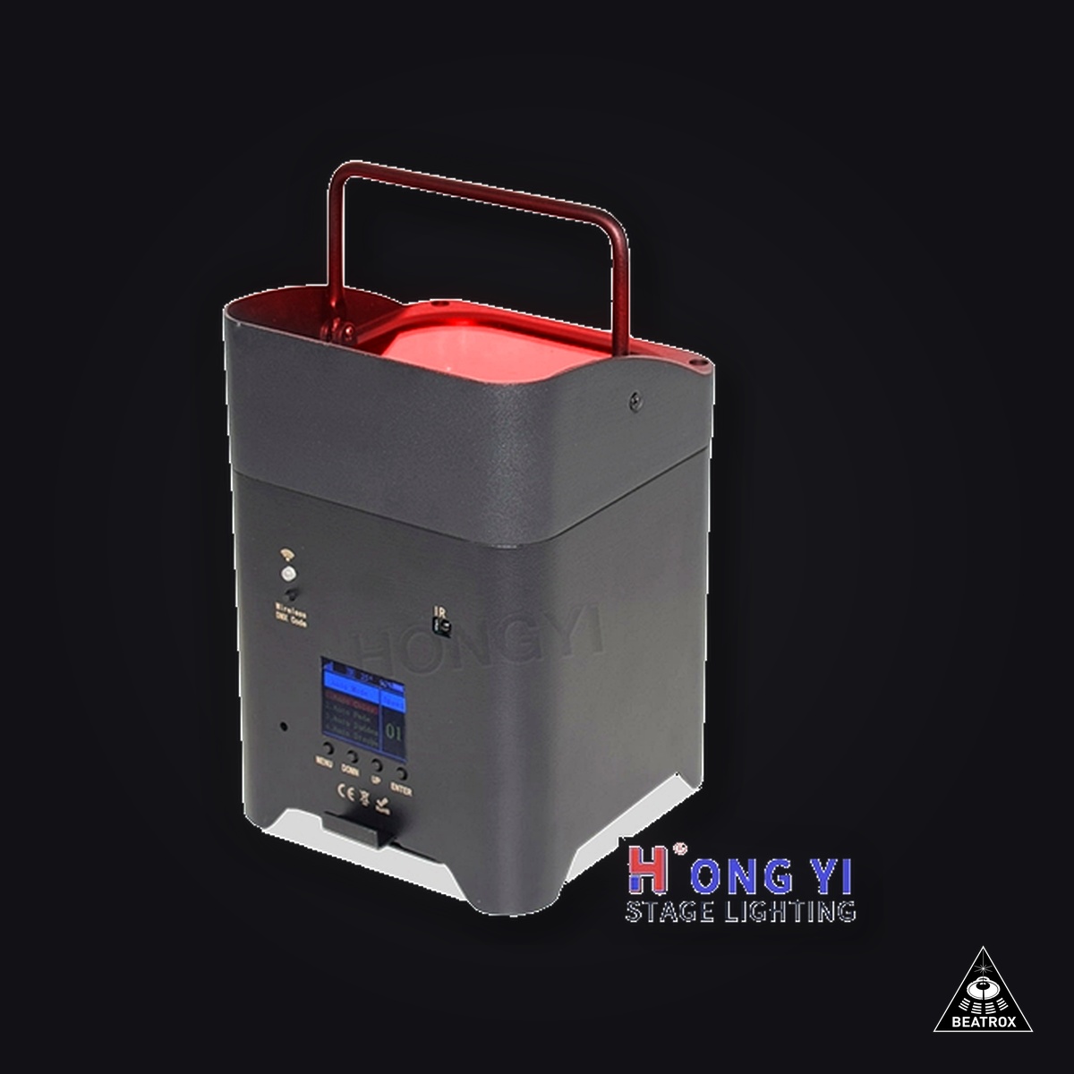 Battery Par Uplight — Wireless RGBWUA LED par
