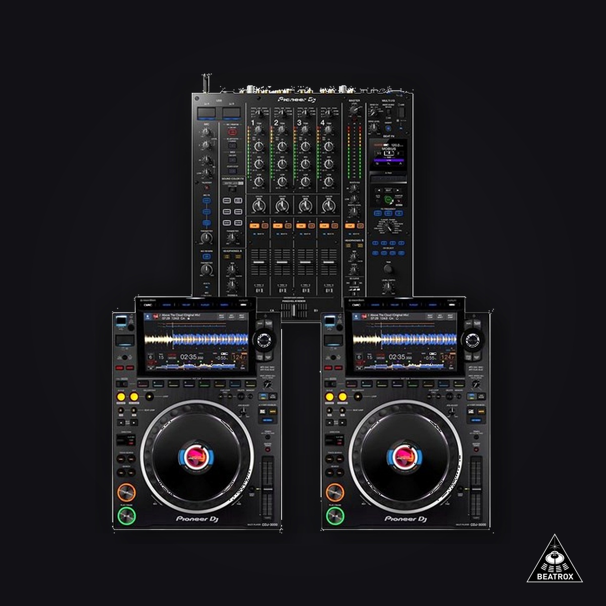 DJ Package (2x CDJ + A9) — 2x CDJ-3000 + DJM-A9
