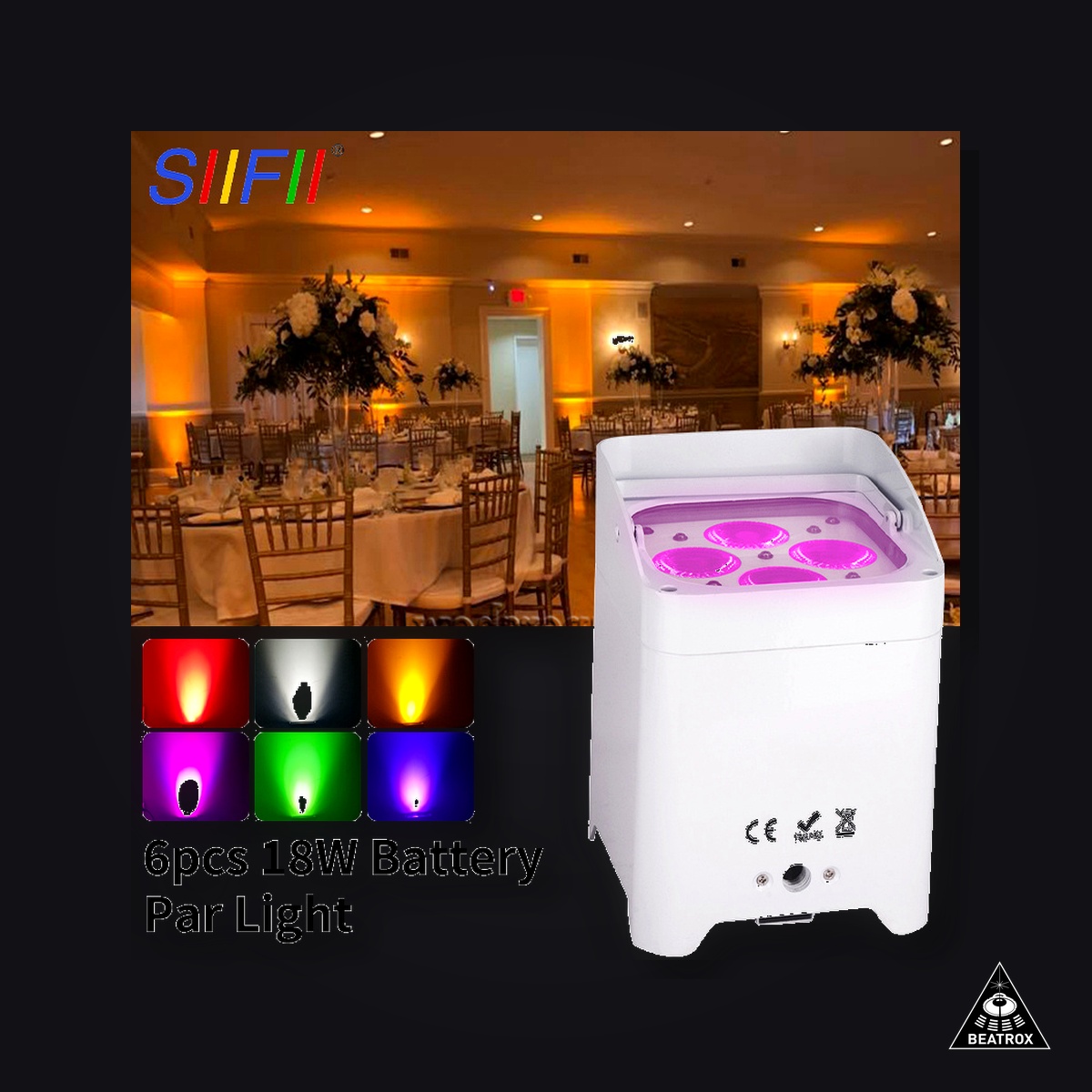 Ground Lighting Package — 12x LED beam + 4x strobes